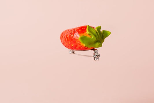 Sweet Strawberry Brooch