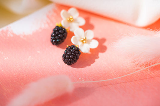 Wild Blackberry Earrings