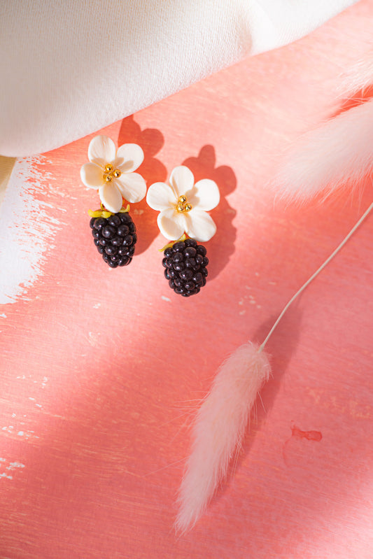 Wild Blackberry Earrings