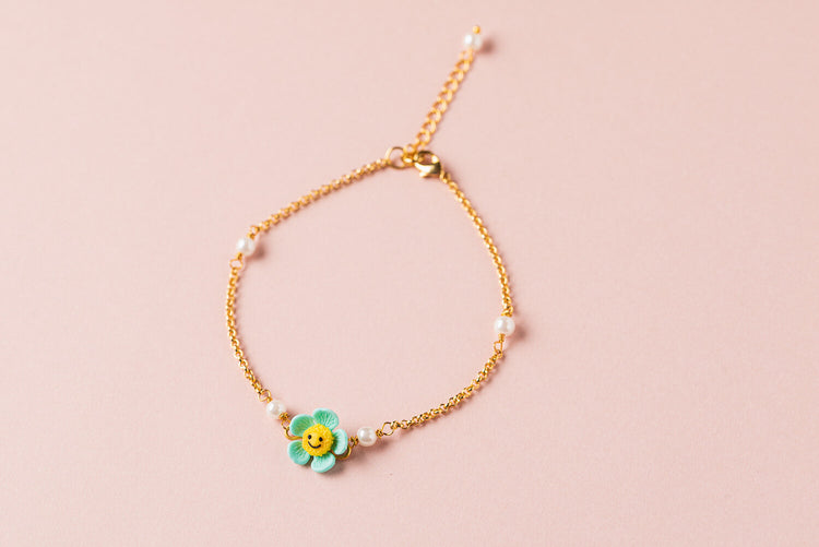 Smiley Flower Bracelet
